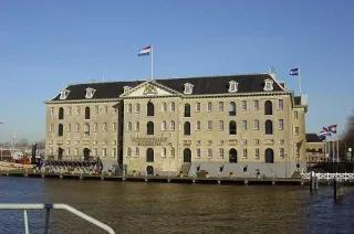 Het Scheepvaartmuseum in Amsterdam